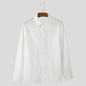 INCERUN Fashion New Men's Tops Backless Bow Design Shirt Sexy Casual Male Solid Comfortable Long Sleeved Lapel Blouse S-5XL 2025