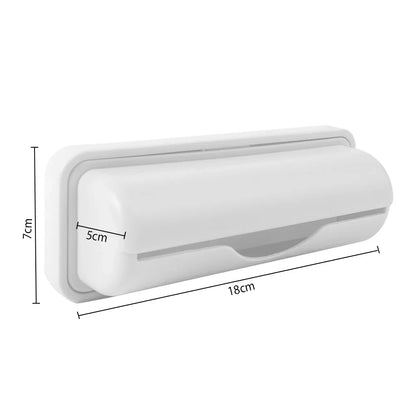 Garbage Bag Storage Box Cling Film Container Wall Mounted Trash Bags Holder Kitchen Plastic Bags Dispenser Bathroom Organization