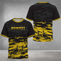 Men's outdoor hiking T-shirt 3D printed design rock climbing cross-country running Drifit camping clothes fashionable