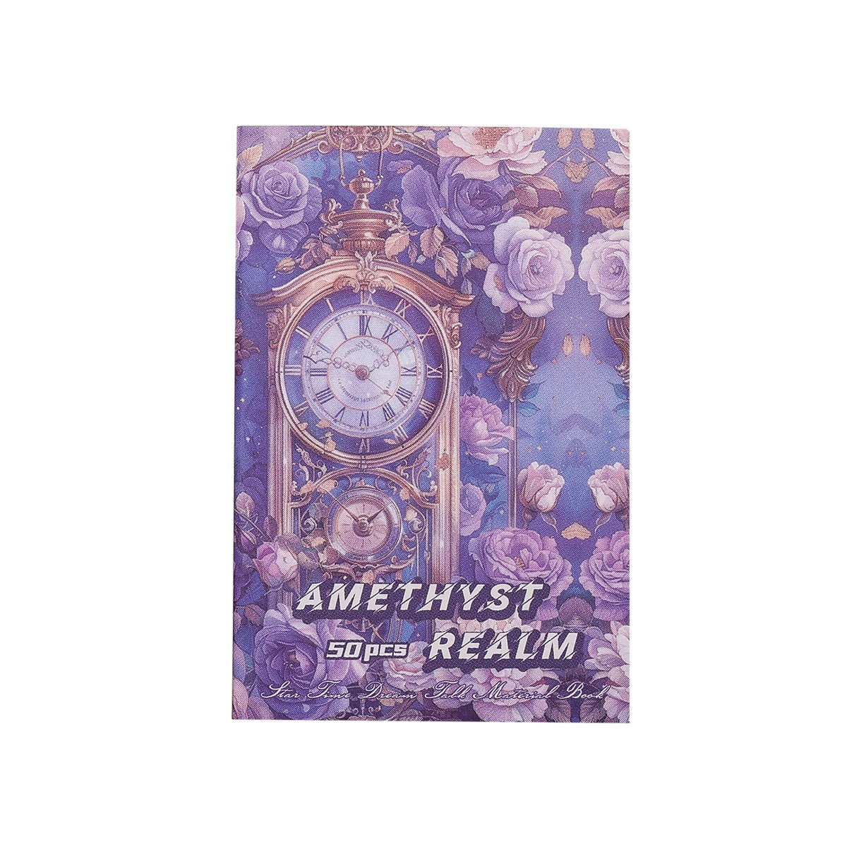 50 Sheets Per Book of Exquisite Illustration Materials Book, Various Themes Patterns, DIY Scrapbook Planner Decoration Supplies