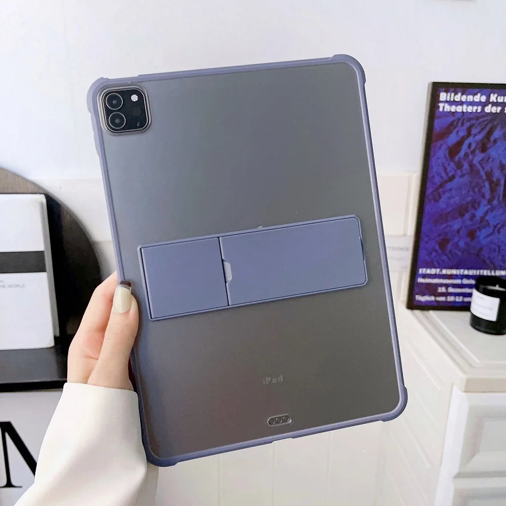 Funda Case for 10th Gen iPad A16 A19 iPad 9.7 10.2 Air5 Pro11 Air11 Case for iPad Pro12.9 Air13 Hard PC+TPU Stand Cover Coque