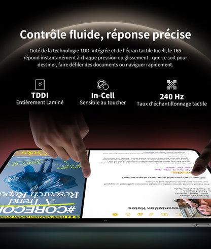 Teclast T65 Android 16 Tablet 13.4 Inch 1920X1200 120Hz T7280 8 Cores (6+20)Max 26Gb Ram 128Gb Rom 4g Lte 8000Mah 13Mp+5Mp