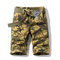 New Summer Men Cargo Camouflage Shorts Mens Cotton Beach Multi Pocket Shorts Man Spring Casual Joggers Shorts Male Dropshipping