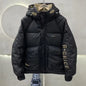 Fashion Men's Hooded Down Jacket Fall Winter Thick Warm Outdoor Windproof Sportwear Coats Male Disposable White Duck Down Jacket