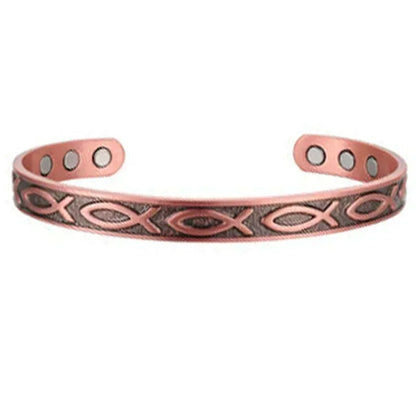 Pure Copper Magnetic Bracelet Men Arthritis Adjustable Magnets Women Cuff Therapy Health Energy Bangles Dropshipping / Wholesale