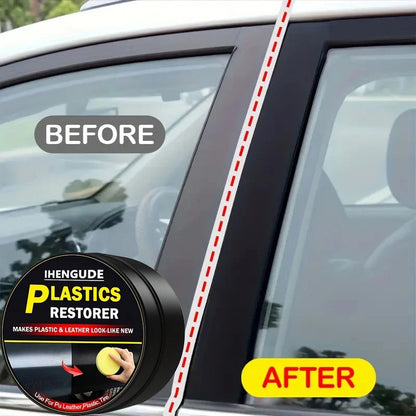 Car Plastic Scratch Repair Paste Interior Dashboard Plastic Scratch Removal Paste Plastic and Leather Maintenance