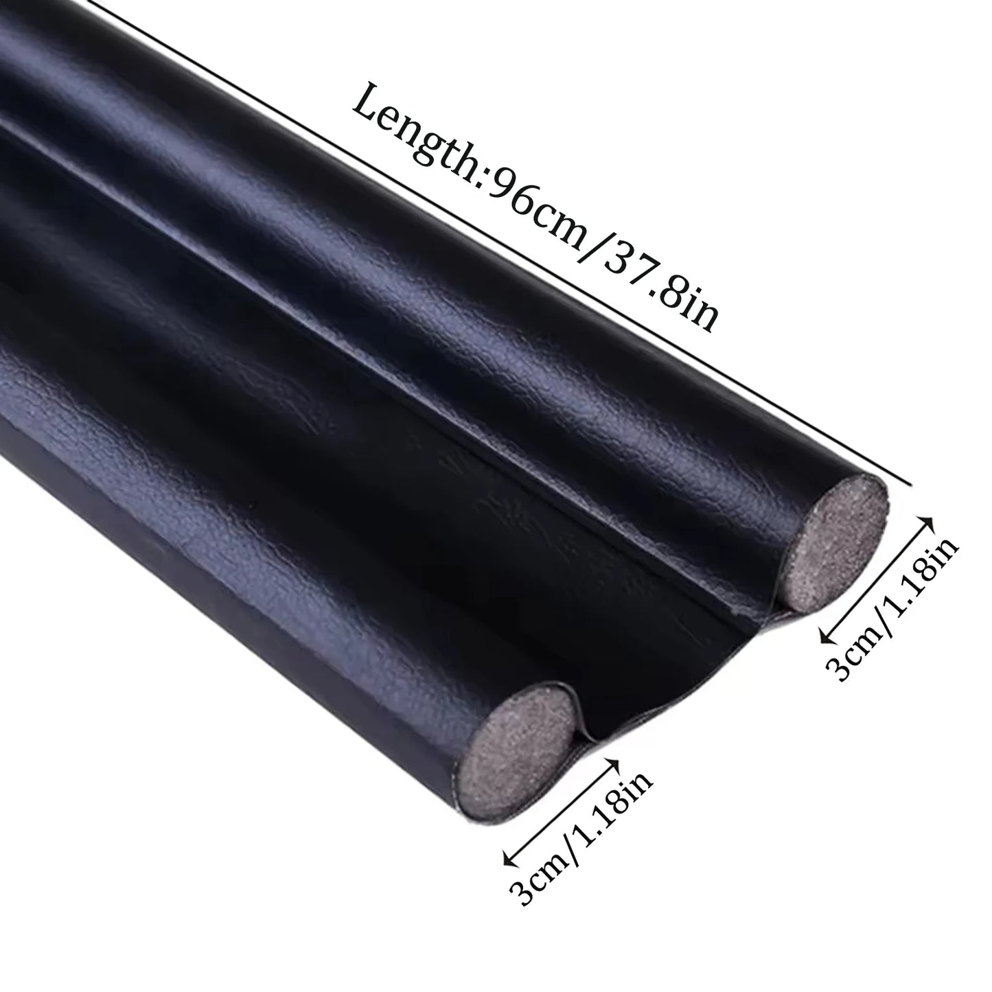 Windproof Seal Strip Draught Excluder Stopper Door Bottom Guard Double Protector Doorstop Dust-proof Blocker Sealer Soundproof