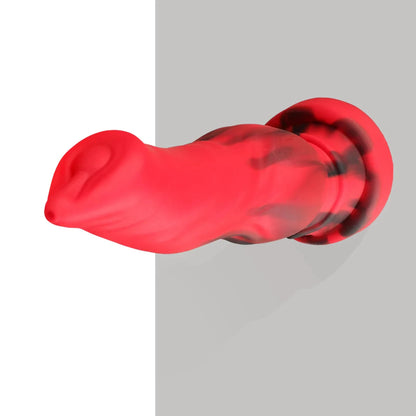 18+ Soft Silicone Dog Knot Dildo Penis Animal Dildo Realistic Gigante Sexy Adult Red Black Colors Big Dildos Sexy TоY Xxl Sextoy