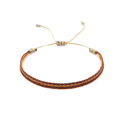KKBEAD Wholesale Handwoven Bracelet Colombia Cloth Braided Wristband Bracelets for Women Men Gift Hippie Boho Friendship Jewelry