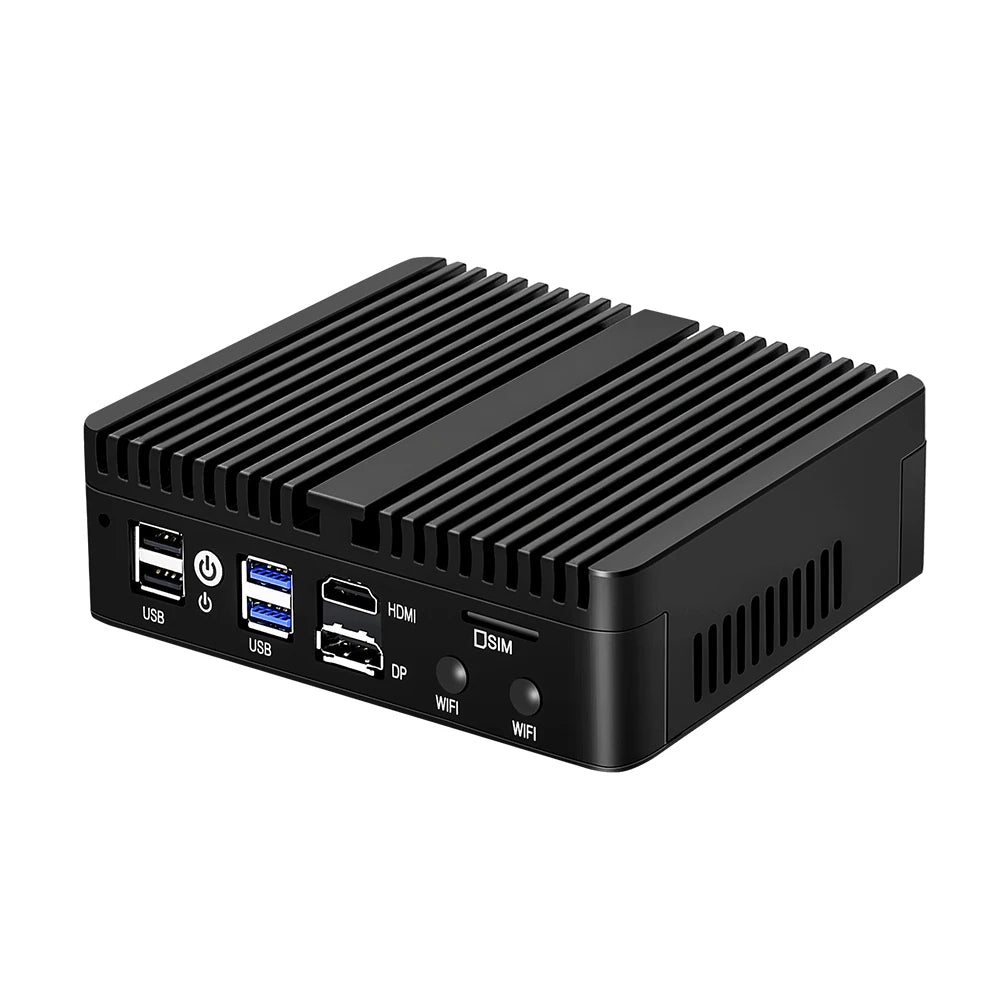 12th Gen Intel N150 N100 7305 Firewall Router 4x I226-V 2.5G LAN N5105 J6412 Fanless Mini PC Barebone Computer OPNsense PfSense