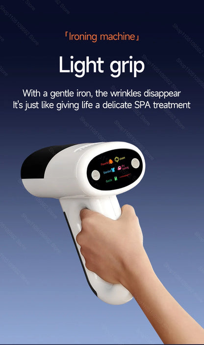 Handheld Powerful Adsorption Vacuum Steamer Iron 2 in 1 Steam Ironing Dry Ironing Garment Steamer Smooth Out Stubborn Wrinkles