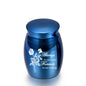 New rose cremation urn for men and women ashes family and friends to share souvenirs stainless steel waterproof ash jar