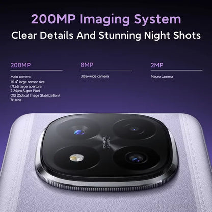 NEW Global Version Xiaomi Redmi Note 14 Pro Plus 5G Smartphone Snapdragon® 7s Gen 3 NFC 6.67” AMOLED 120Hz 5110mAh 120W Fast Charging 200MP
