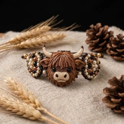 New 3D Design Beaded Bracelet Kit Animal Theme Cute Jewelry Making Set Bull Horse Shape DIY Beadwork Kit for Beginners
