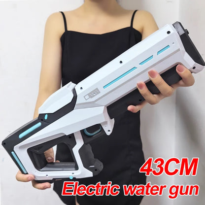 Kids Electric Water Gun Toys Summer Outdoor Beach Battle Game Full Automatic Induction Absorb Water Spray Guns for Children Gift