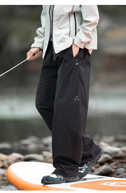 TFETTERS 2026 Spring New Arrival Outdoor Cargo Pants Man Water Repellent Windproof Oversized Curved Blade Techwear Trousers Men