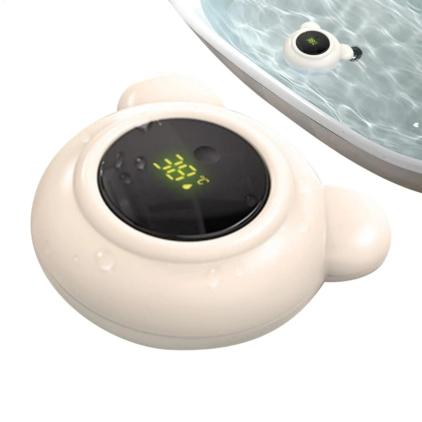 Baby Bath Thermometers Digital Safe Bath Water Thermometers With LED Display Toddler Care Tool for Travel Nursery Pediatric