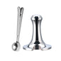 Coffee Tamper Stainless Steel Powder Hammer Pressing For Dolce Gusto Nespresso Delonghi Bocsh Capsule & Portafilter with Spoon