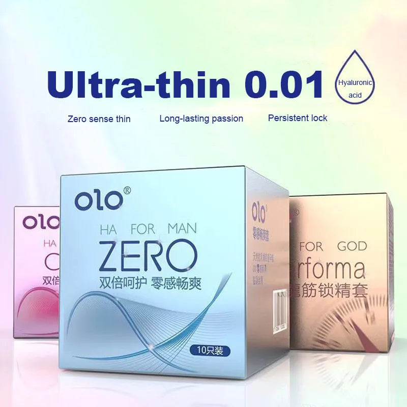 10Pcs Condoms Ultra Thin Extra Lube Condom Safe Adult Supplies Sex Toys Intimate Sex Products Addicted Erotic Goods for Men