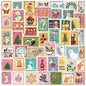10/30/50pcs Cartoon Christmas Stamp Stickers Cute Santa Claus Snowman Decals Laptop Phone Suitcase Funny Graffiti Decals Decor