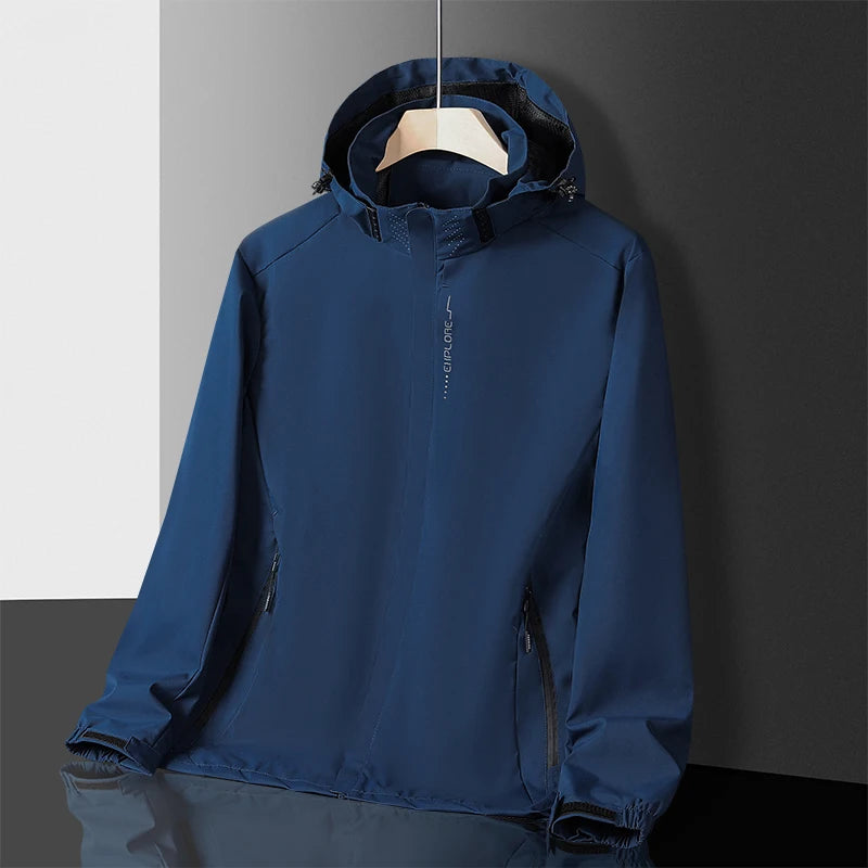 Camping Jacket Coats Men Water & Windproof Windbreaker Jacket Male Hiking Clothing Jacket Man Tops Fishing Wearing Free Shipping