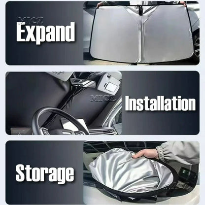 Car Styling For Leapmotor B10 2025 2026 Car Accessories Windshield Sunshade Cover Anti UV Protection Foldable