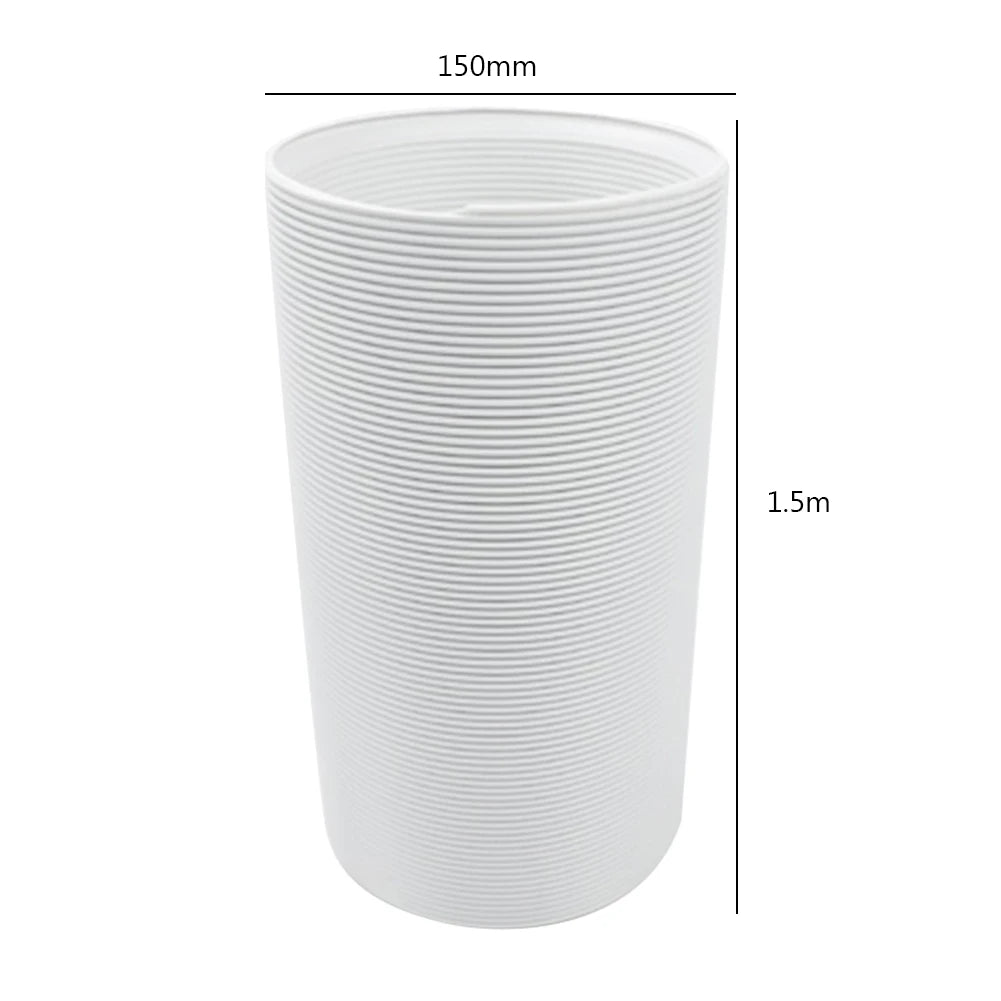 130/150mm Telescopic Air Conditioner Pipe Duct Extension Pipe Easy to Install Universal Exhaust Hose Tube for Air Conditioning