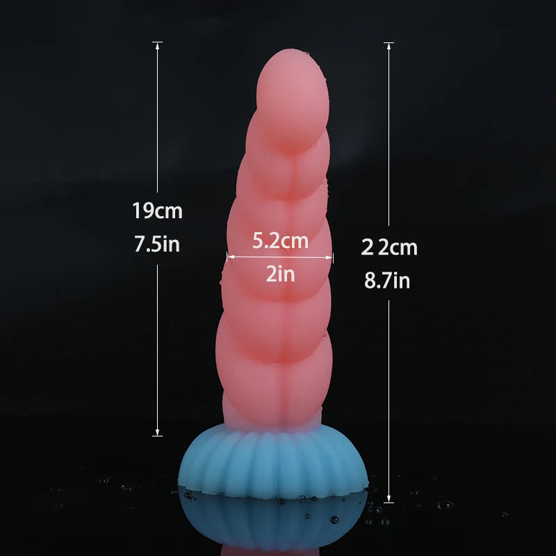 Realistic Penis with Suction Cup Simulated Dildo Anal Penetration Big Butt Plug Giant Monster Cock Dick Toy Adults for Men Women