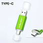 JASTER High Speed TYPE C 2in1 USB Flash Drive 64GB Metal Pen Drive Smart Phone Car TV 8GB Office Gift Memory Stick Fast Delivery