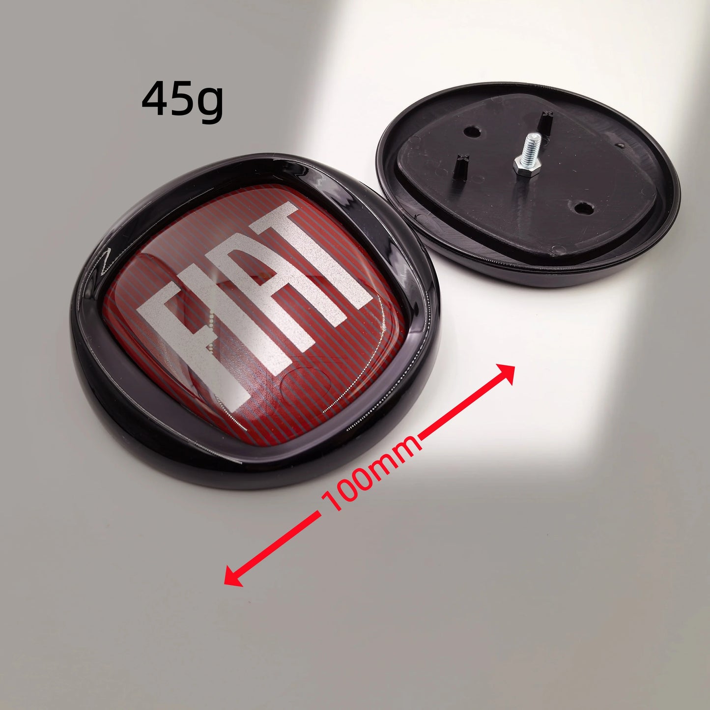 8.5/9.5/10/12cm 85/95/100/120mm car Emblem for FIAT Car Hood Front Rear Badge 2/3/4-Pin Emblem
