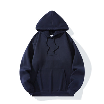 Men's Autumn and Winter Solid Color Hoodie+jogging Pants Two-piece Set Fashionable Outdoor Casual Sportswear Men's Tracksuit