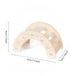 Pet Hamster Wooden Swing Toy for Small Pet Squirrel Golden Bear Guinea Pig Pet Cage Accessories Parrot Seesaw Wooden Bridge Toy