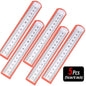 10P 15-30cm Stainless Steel Metal Straight Ruler Precision Double Sided Precision Measuring Tool Scale Metric Ruler Accessories