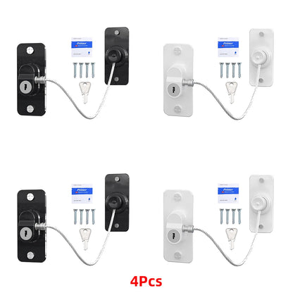 4/8Pcs/lot Child Protection Baby Safety Window Lock   Child Safety Locks Protection for Windows From Children Lock