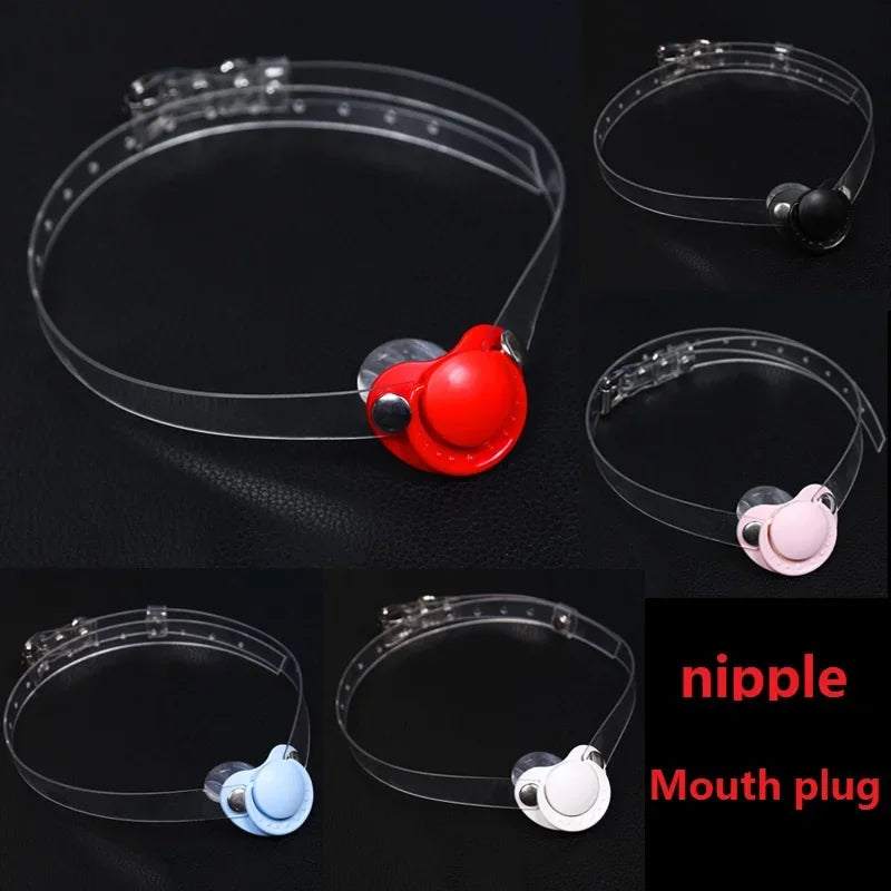 Manyjoy Cute Pacifier Open Mouth Gag Plug Adult Bondage Restraints Toys Ball Bdsm Sex for Woman Juegos Sexuales Product Sex Toy