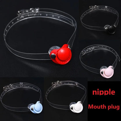 Manyjoy Cute Pacifier Open Mouth Gag Plug Adult Bondage Restraints Toys Ball Bdsm Sex for Woman Juegos Sexuales Product Sex Toy