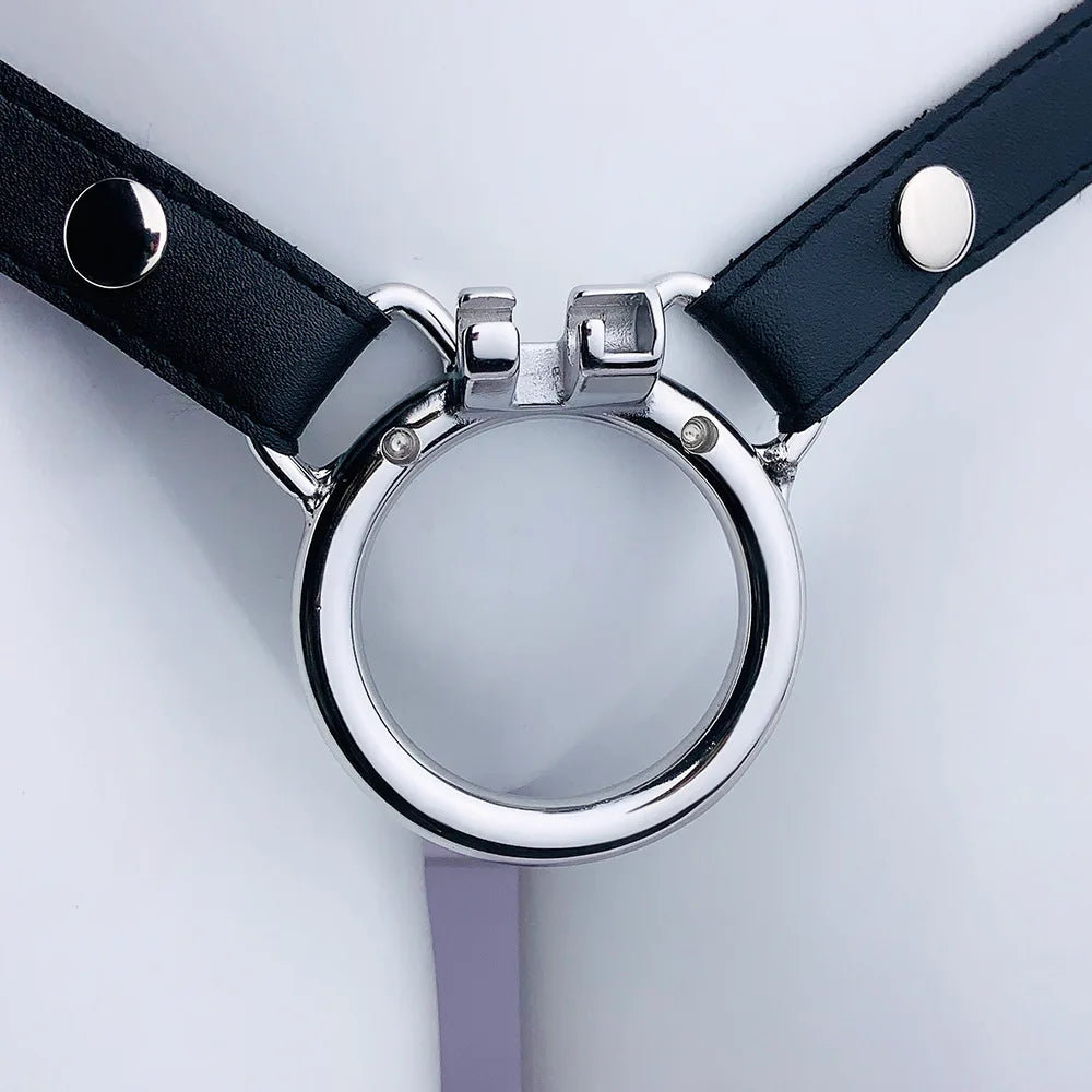 Stainless Steel Chastity Cage Device Penis Rings Bondage Belt Cock CB Lock BDSM Sex Toys for Man Gay Adult Products Accessories