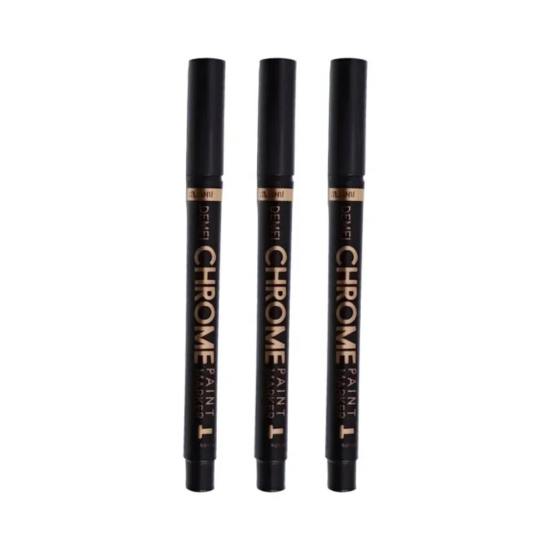 3 Pcs Mirror Marker Pen DIY Reflective Paint Pens Mirror Markers Chrome Gold SILVER Marker Signature Car Styling Art Craftwork