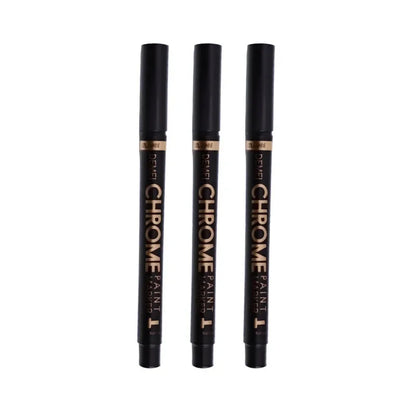 3 Pcs Mirror Marker Pen DIY Reflective Paint Pens Mirror Markers Chrome Gold SILVER Marker Signature Car Styling Art Craftwork