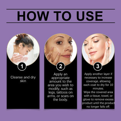 Body Concealer Cream Matte Full Coverage Spots Scars Tattoo Cover Lasting Waterproof Moisturizing Body Foundation Creams Make Up