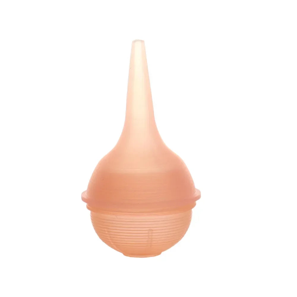 Reusable Clear Silicone Baby Ear Syringe & Nasal Aspirator Newborn Manual Sucks Snot and Mucus Nasal Bulb Ear Syringe Cleanable