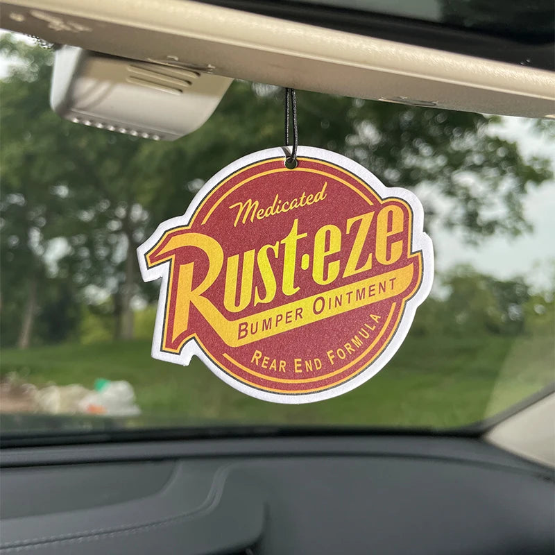 Rust eze, car air freshener, perfume pendant, rearview mirror suspension decoration, super cologne fragrance
