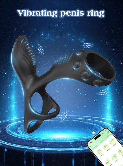 Vibrating 360°Twisting Cock Ring Sex Toys for Women Adult Couples G-spot Clitoral Stimulator Penis Ring for Men Dick Vibrator 18