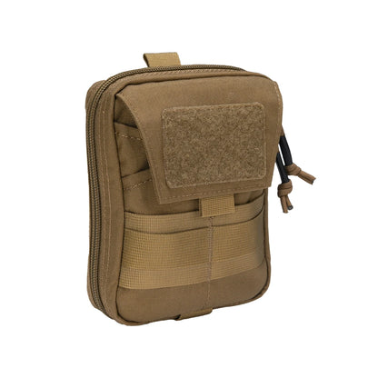 Tactical EDC Molle Pouch Waist Pack Utility Pouches Multifunction Double Zipper Waist Bag Hunting Tool Pouch