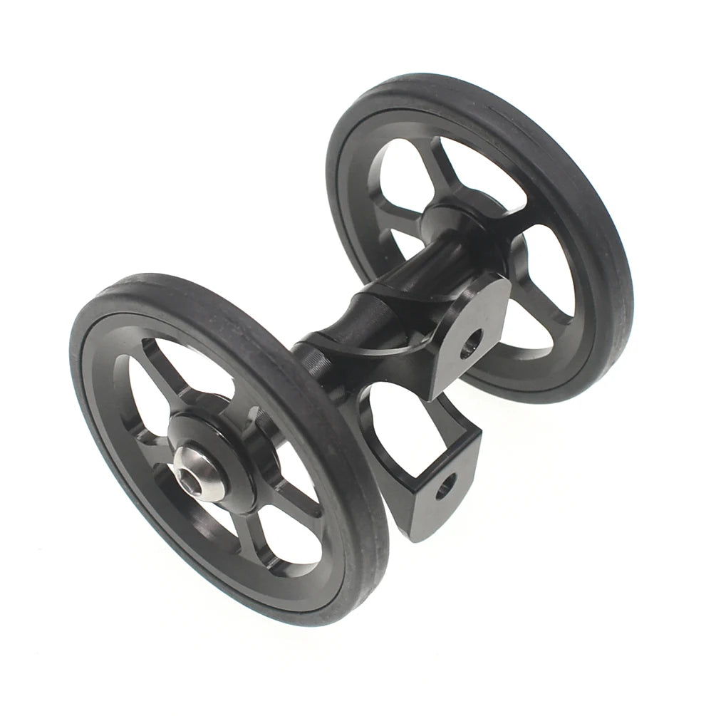 TWTOPSE dviračio lengvoji padanga sparnų ratukas, skirtas Brompton sulankstomam dviračiui, purvasaugio ratas, dvigubas AL7075 CNC A C linija 77g 60mm