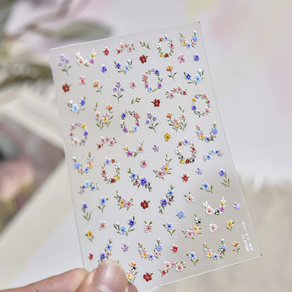 5D Nail Stickers Summer Beach Shell Crystal Diamond Self Adhesive Nail Art Stickers DIY Cute Ocean World Nail Decorations Parts