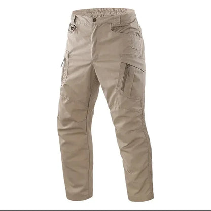 Asian Size Men Cargo Pants Trousers Multi-pocket Waterproof Wear-resistant Casual Training Overalls Clothing Comfortable Breatha