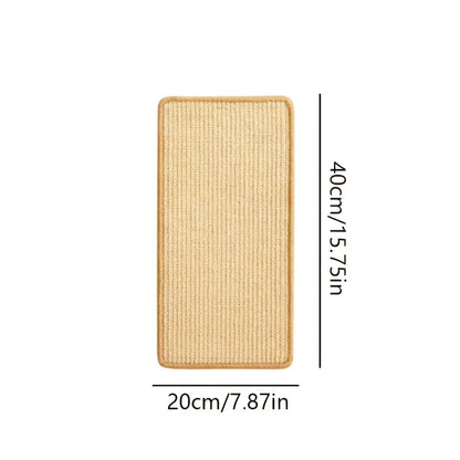 Durable Sisal Cat Scratch Board-Magic Invisible Adhesive,Sofa Safety Design,Multi Layer Sports and Rest Areas,Perfect Pet Gift