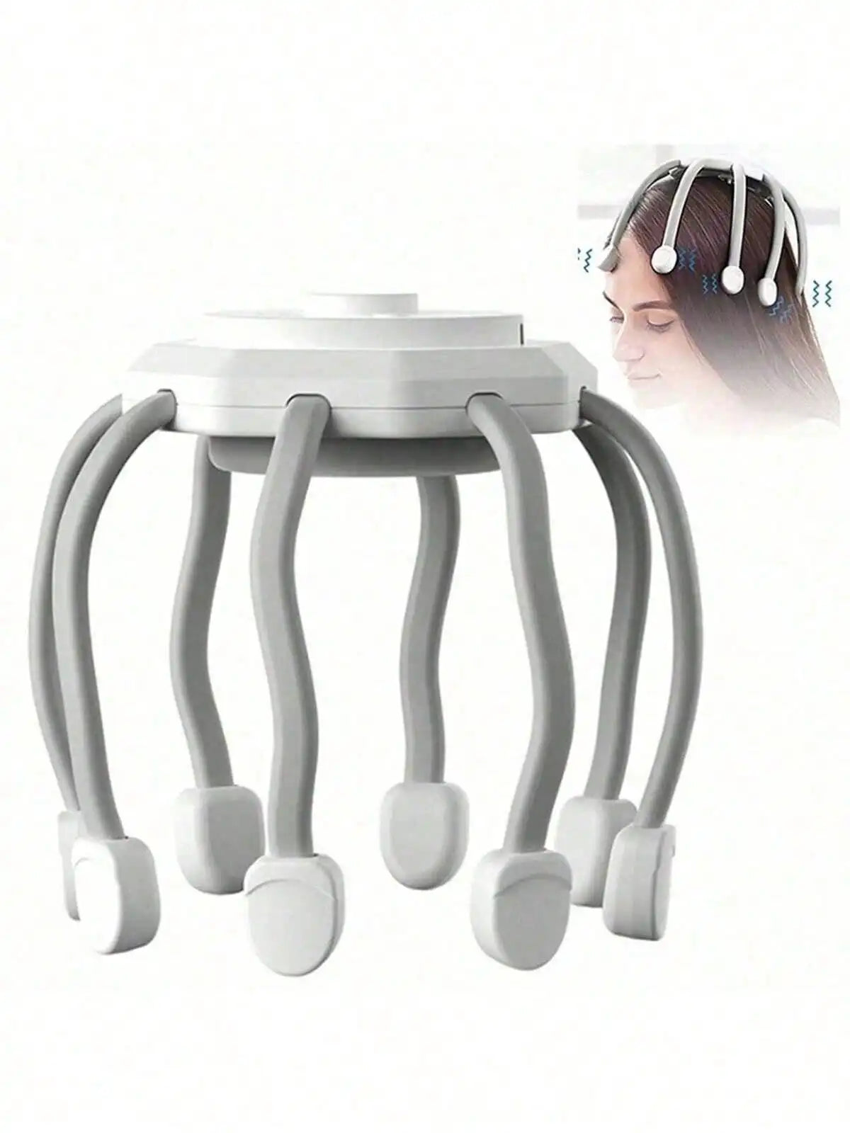 2026 Ultra Scalp Massager, Head Massager Stress Release Massager with 8-FrequencyVibratingContacts360 DegreePortableRechargeable