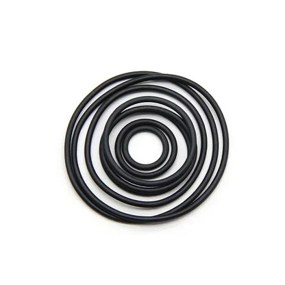 50pcs Black NBR O Rings CS1 2 3 4mm OD 5~80mm Rubber Sealing Gasket Washer for Car Air Condition Faucet Pressure Plumbing Repair